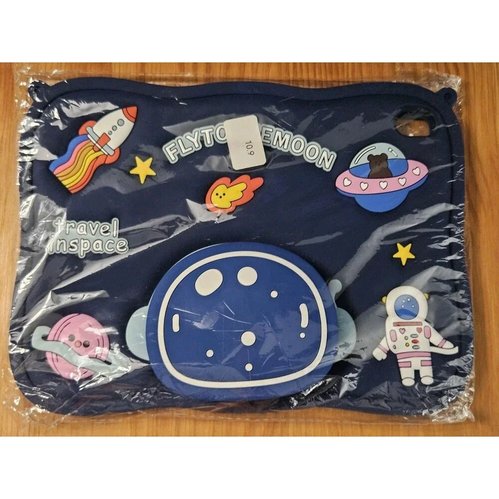 Kid Shockproof Astronauts Space Cosmic Bubble Case Cover For Tablet 10.9 Inch
